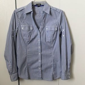 Express Button Down Shirt | Long Sleeve | Striped